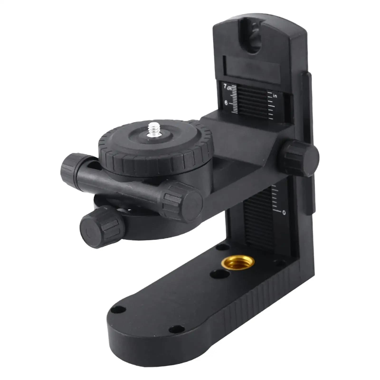 Supporto Regolabile per Livella con Base Magnetica a Regolazione Fine, Supporto Multifunzionale per Progetti Edili