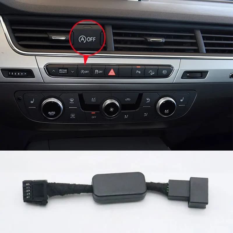 For Audi Q7 2016 2017 2018 2019 auto stop system motor starter system out of the intelligent deletion device control sensor plug