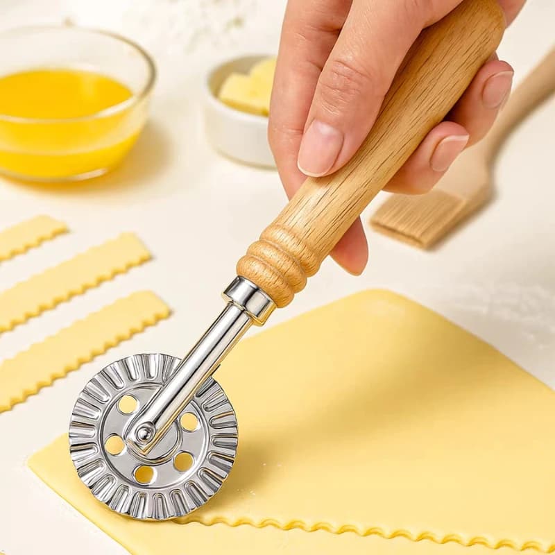 Rullo da taglio per pasta Taglierina per pasticceria Rotella da taglio per pizza rotonda Utensili per casa Divisore per pizza Gadget da cucina Utensili da taglio per cottura