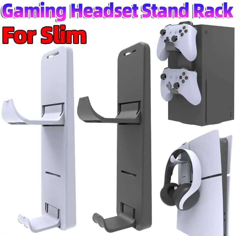 Supporto per Controller e Cuffie, Gancio Appendiabiti per XBOX ONE Series X/S, Porta Cuffie per Console Slim, Accessori per Videogiochi