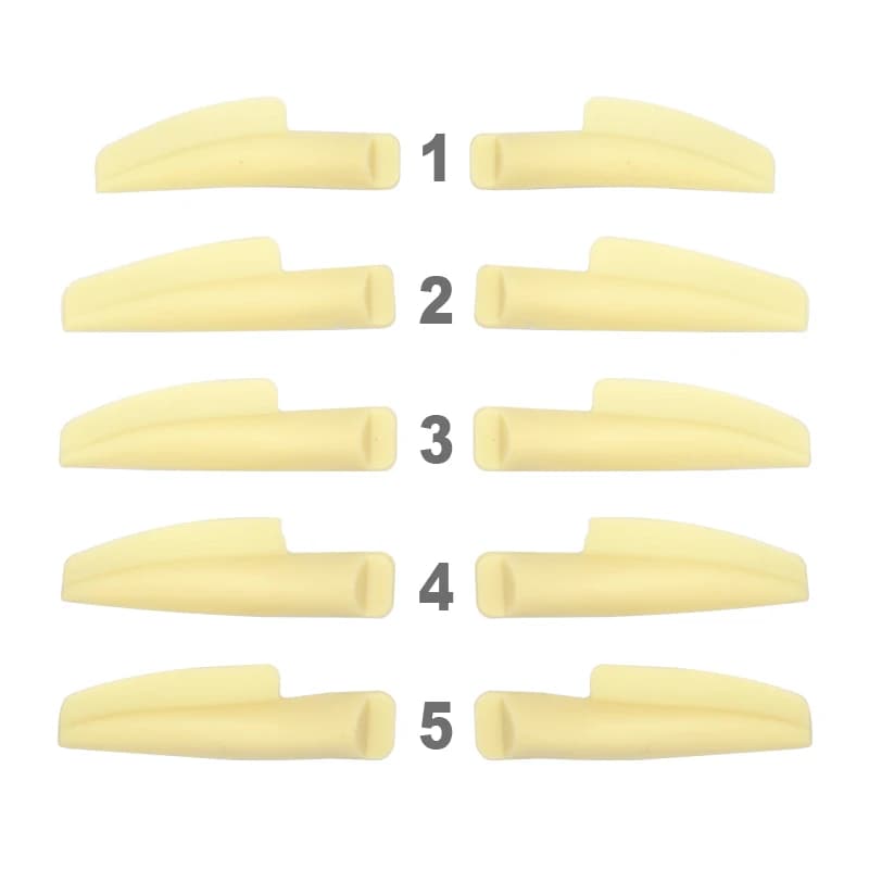 5 pairs of rods for permanent eyelashes yellow lamination pads silicone reusable lifting kit eyelashes extension eyelashes 3D bigodino supplies for makeup