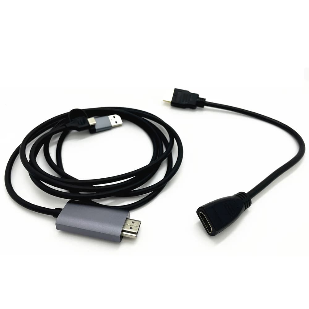 Cavo di acquisizione Video di tipo C compatibile con USB e USB-C a Mini HDMI per Nkon Z7 Z6 II Z5 Z9 Canon EOS R RP Camera PC