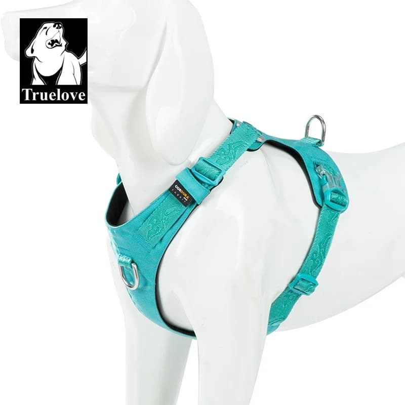 Soft Cotton All-Season Dog Vest Harness TrueLove TLH6281, Comfort Pet Chest Harness for Small Medium Large Dogs All Year Round