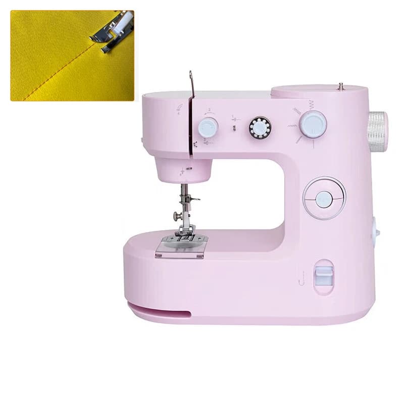 Macchina da cucire elettrica Macchina da cucire portatile per bordi domestici Kit per maglieria overlock · Macchina da cucire multifunzione