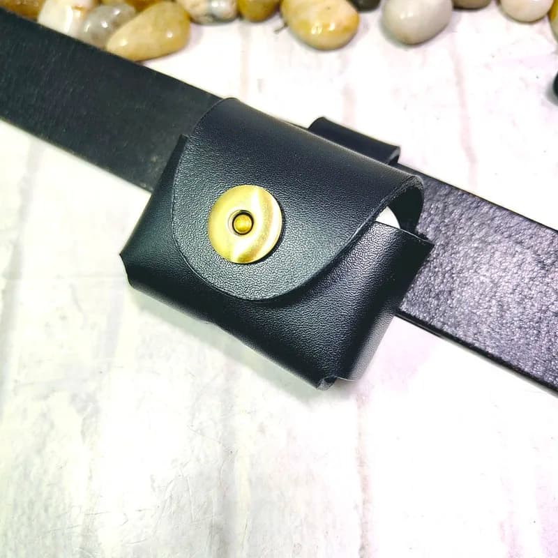 Bluetooth Earphone Headset Case Leather Sheath Waist Bag Belt Pack for Airpods 3 pro SONY LinkBuds S Anker Soundcore Life P3 MT