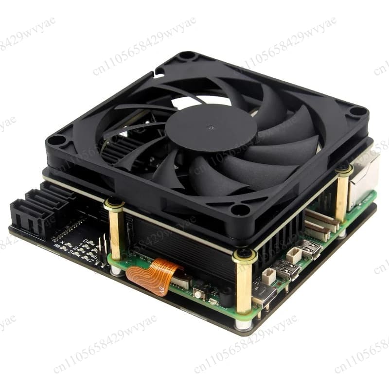 X1017 PCIe to 8‑Port SATA 3.0 Expansion Board for Raspberry Pi 5 NAS Storage
