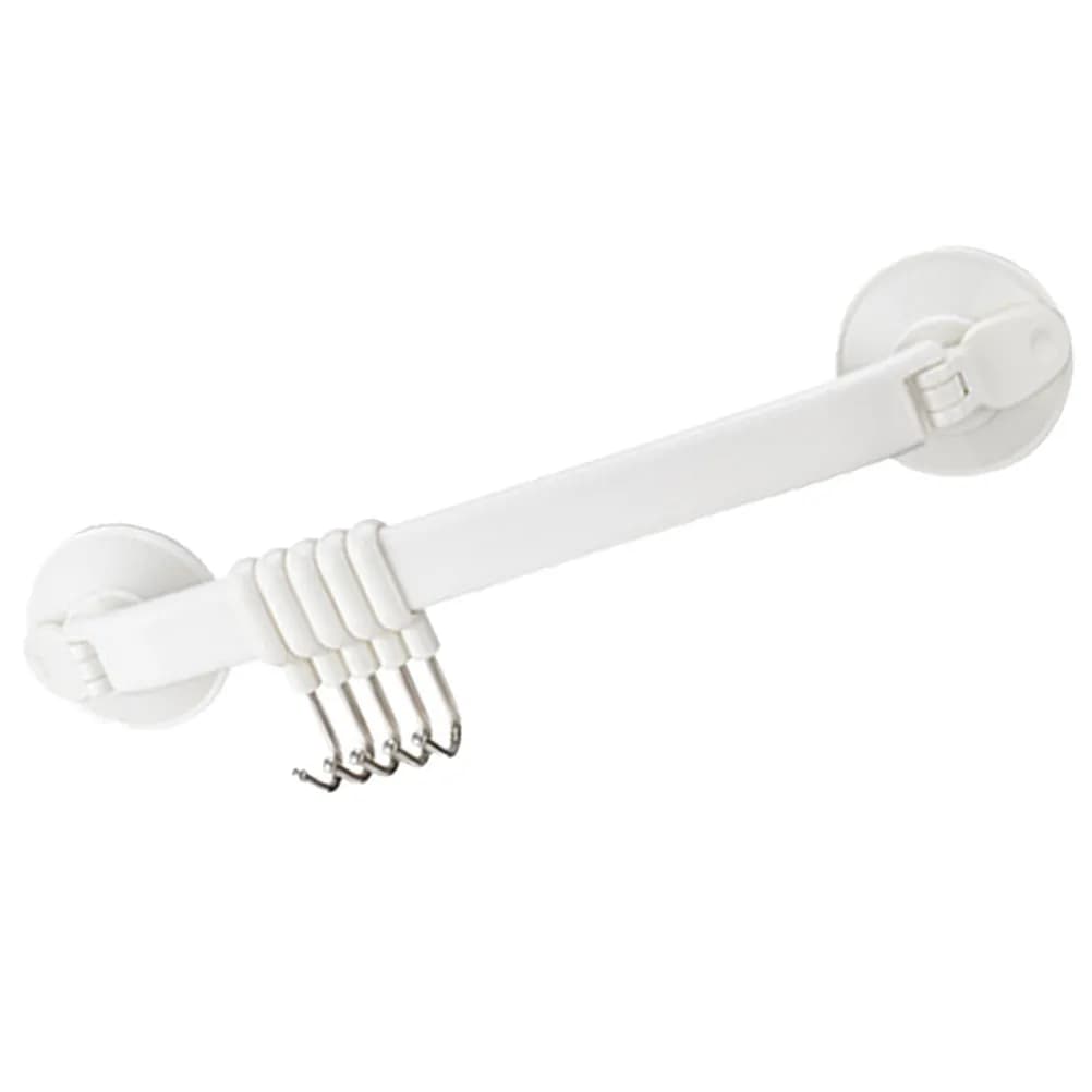 Gancio a ventosa resistente in acciaio inossidabile e ABS, salvaspazio, installazione senza attrezzi, appendiabiti per cucina e bagno