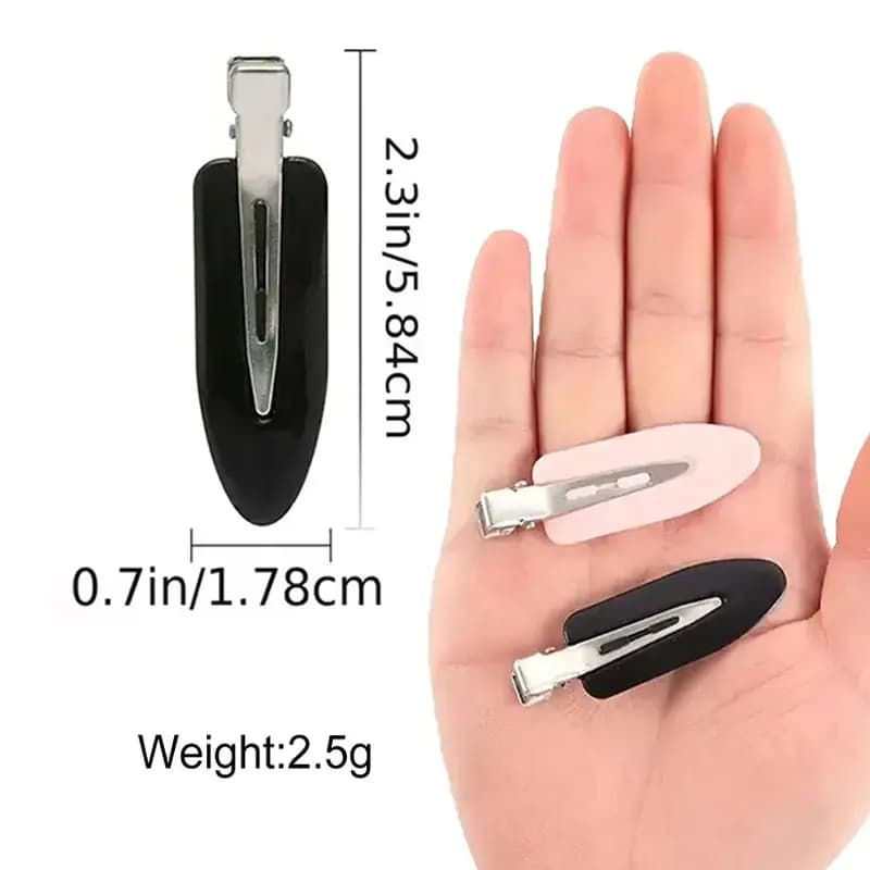 Set di 4 fermagli per capelli senza pieghe, per frangia laterale, accessori per il trucco e il lavaggio del viso, forcine per lo styling dei capelli da ragazza