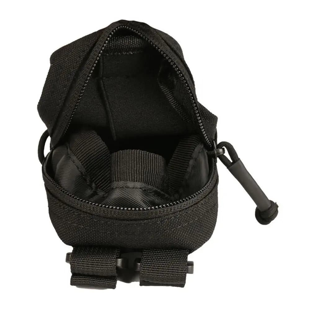 Robusta custodia per guanti da cintura in nylon tinta unita custodia multifunzionale per accessori Molle borsa per guanti in lattice portatile