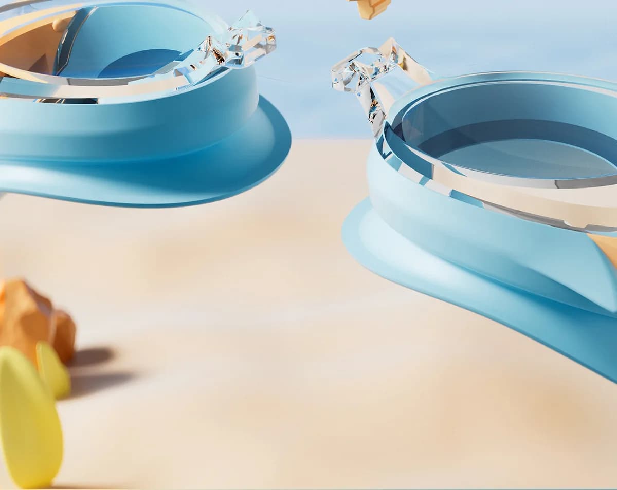 Occhiali da nuoto in silicone regolabili impermeabili con protezione UV antiappannamento per bambini Occhiali da surf professionali da spiaggia per bambini Occhiali da nuoto