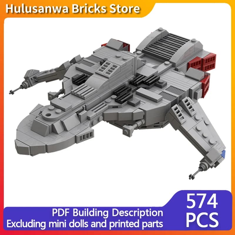 Popular Movies Model MOC Building Bricks Space Small Cruiser Modular Technology Gifts Holiday Assemble Children Toys Suit