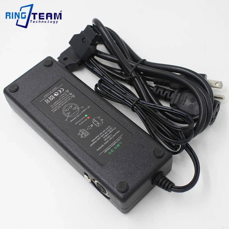 16.8V 4A Dual D-TAP caricabatteria adattatore di alimentazione per batteria Sony V-Lock / V-Mount e Anton Bauer Gold Mount