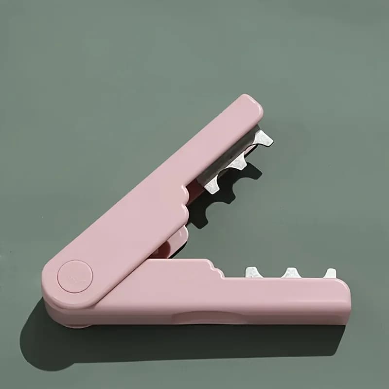 [Stainless steel shears] 2 colors available, stainless steel rose shears - A turquoise floral composition, Tho