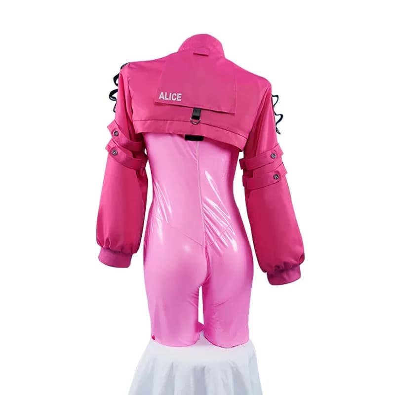 Candy 2025Costume da donna Nikki Alice con guanti per le orecchie Parrucca Cosplay Lattice Cat Tuta Giacca