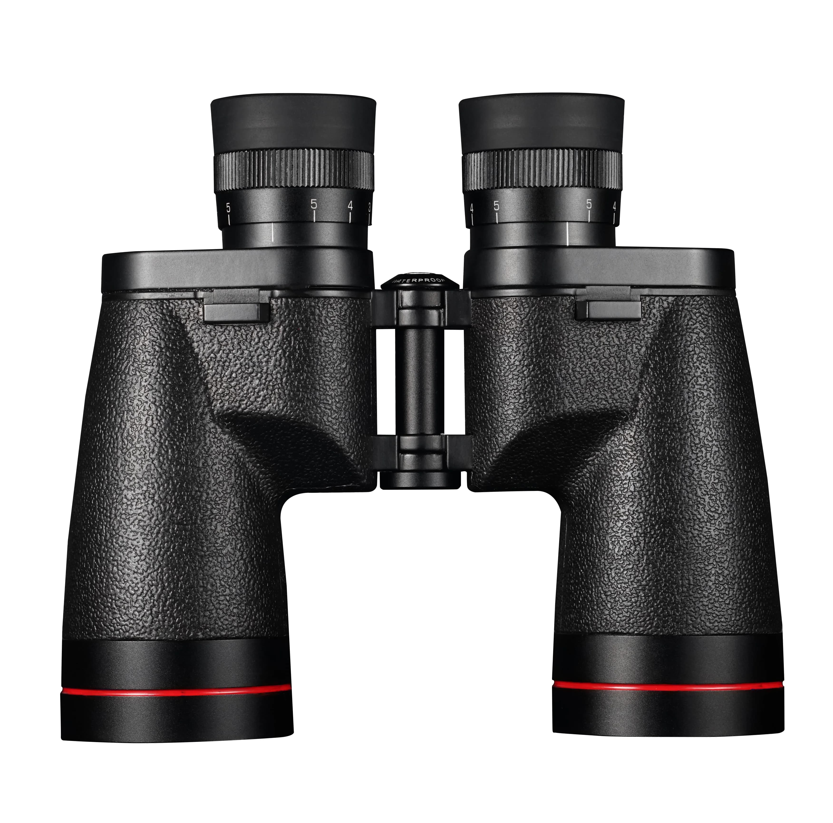 Binocolo da caccia all'aperto 10x50ED Lega di magnesio Bak4 Prisma Vetro a dispersione extra bassa Design a campo piatto IPX7 Impermeabile per