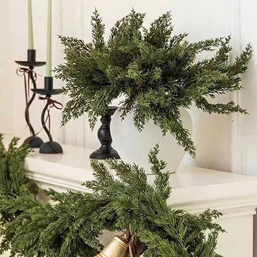 Artificial Plant Leaves Christmas Tree House House Decoration Fake Courtyard Material Wedding Flower Photography Prop