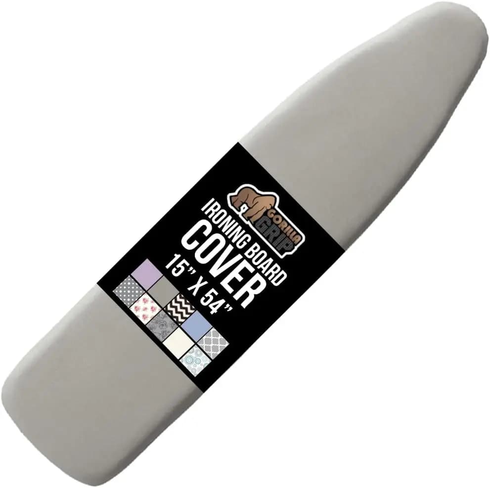 Copri Asse da Stiro in Silicone con Imbottitura Spessa, Resistente al Calore fino a 400 Gradi ° F, Adatto per tavole standard 15x54 pollici