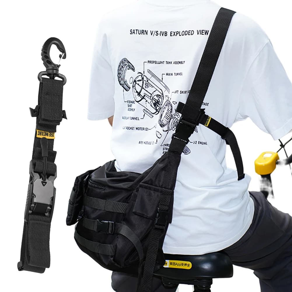Three Point Auxiliary Fixed Shoulder Bag Anti Slip Strap Quick Detachable Backpack Stabilizer Strap Chest Bag Fixed Strap