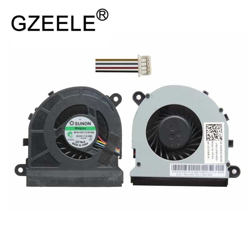 GZEELE nuova ventola di raffreddamento della CPU per Dell LATITUDE E5520 E5520M 5520 ventola di raffreddamento del Notebook del computer portatile 03 wr3d MF60120V1-C140-S99 ventole di raffreddamento