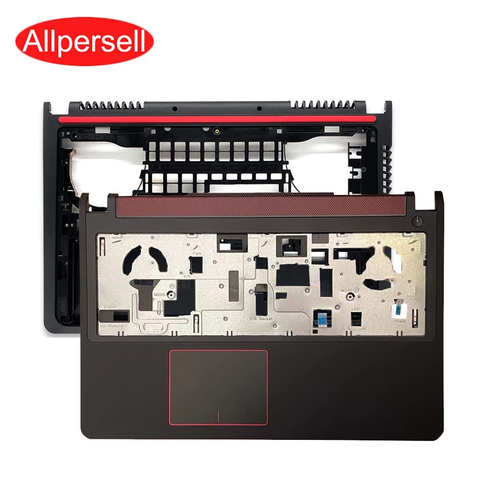 Coperchio inferiore superiore per Dell Inspiron 15 7000 7557 7559 P57F 5577 5576 custodia per poggiapolsi per laptop touchpad guscio inferiore