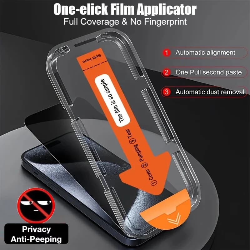 Pellicola Protettiva Privacy per Poco M6 M5s M7 Plus M4 M3 M8 Pro 5G 4G, Anti-Polvere, Facile da Installare, Anti-Spia, in Vetro Temperato