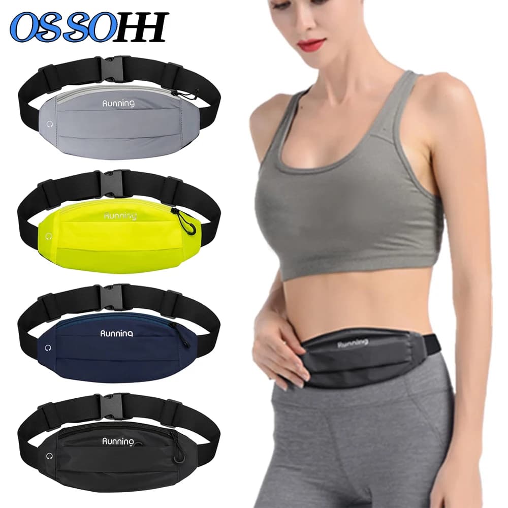 1Pcs Running Belt, Running Fanny Pack Women, Whole Bag Reflective, Phone Holder for Running, Running Belt for Women Men