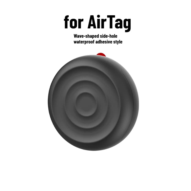 Custodia in silicone con adesivo 3M resistente, custodia protettiva per Apple AirTag da applicare su borse, valigie, laptop, fotocamere, biciclette