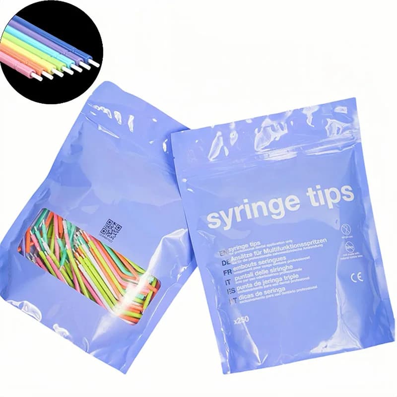 250 pcs/bag Ugelli Usa And Throw Toe Tubes For Triple Dental Air Siringa For Dental Units Tooth Whitening Chair Of Tooth Tools