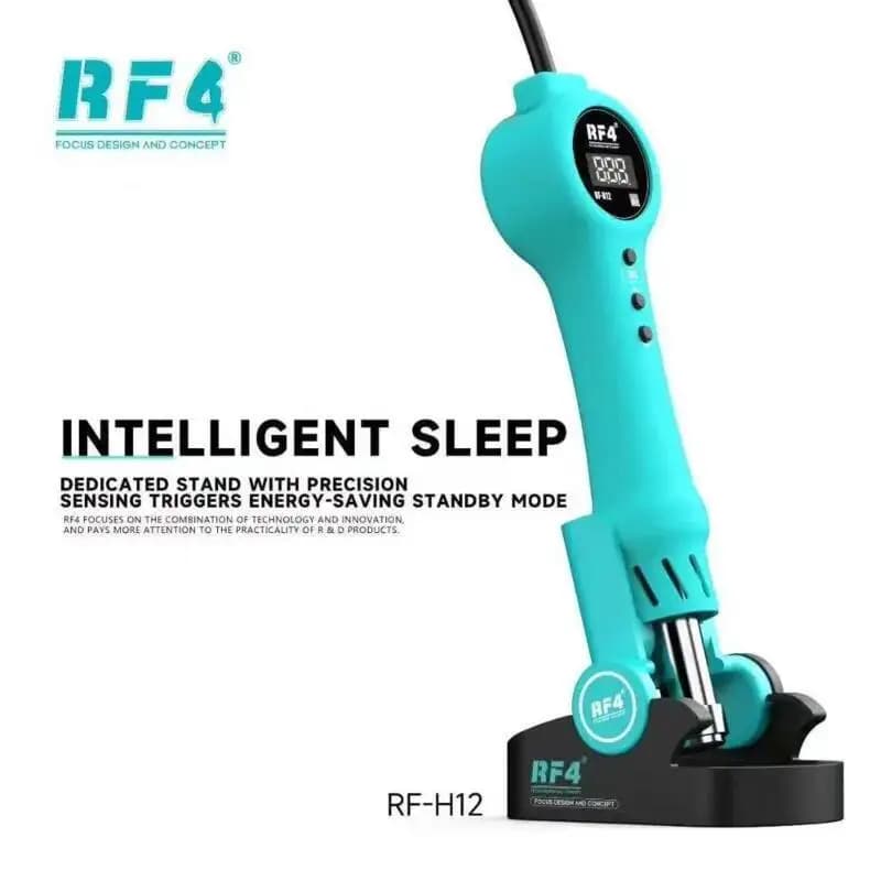 RF-H12 220/110V Pistola ad Aria Calda Strumenti Calore Elettrico Strumento di Potere Mini Temperatura di Saldatura Artigianato Ventilatore con Supporto Termoretraibile Sedile