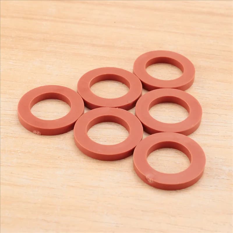 B62B-Guarnizione per rondella in gomma per tubo da giardino per esterni, confezione combinata di guarnizioni per rondella in gomma con O-ring rossi da 90 pezzi per tubo da giardino da 3/4 pollici e Wat