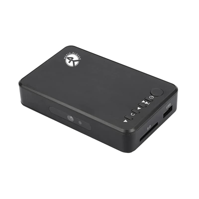 Lettore Multimediale 4K Ultra HD per Auto TV SD MMC RMVB MP3 USB HDD Esterno U Disk Box Multimediale