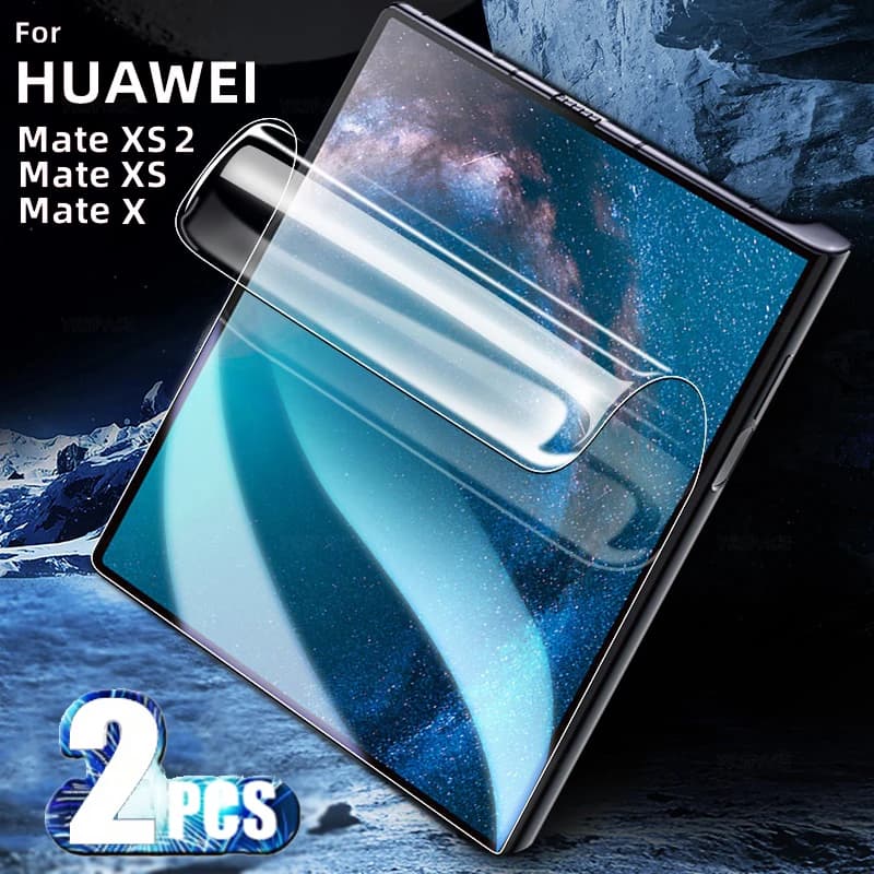 2 pezzi copertura completa pellicola idrogel opaca satinata per Huawei Mate X 3 XS 2 Xs2 X2 X3 X5 protezione schermo morbida HD trasparente trasparente in TPU