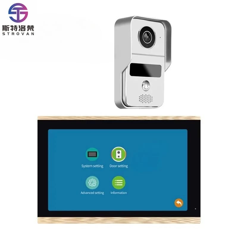WIFI 1080P AHD Sistema citofonico Videocitofono ad alto pixel Videocitofono campanello Smart Ring wireless da 2 MP
