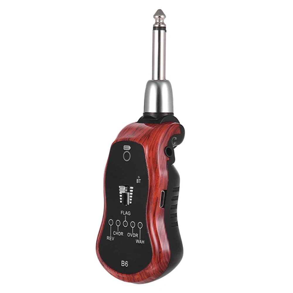 B6 Mini amplificatore chitarra cuffia Amp Effector Bluetooth ricaricabile chitarra elettrica auricolare ricevitore Bluetooth con 5 effetti