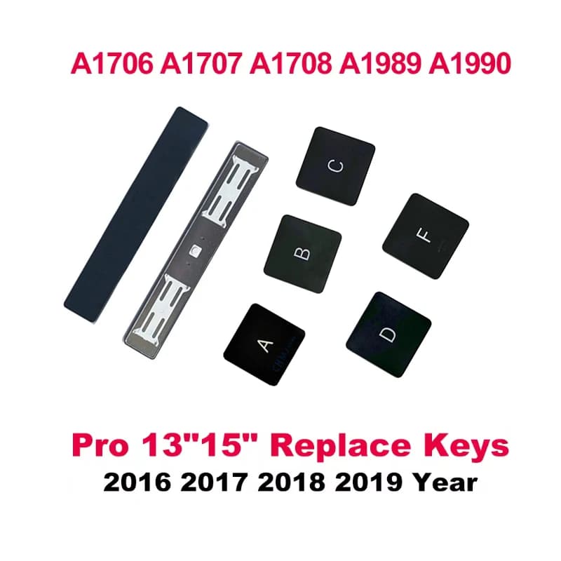 New Butterfly Keycap Replacement For MacBook Pro Retina 13"15" A1706 A1707 A1989 A1990 US UK EU Layout Keyboard Repair Parts
