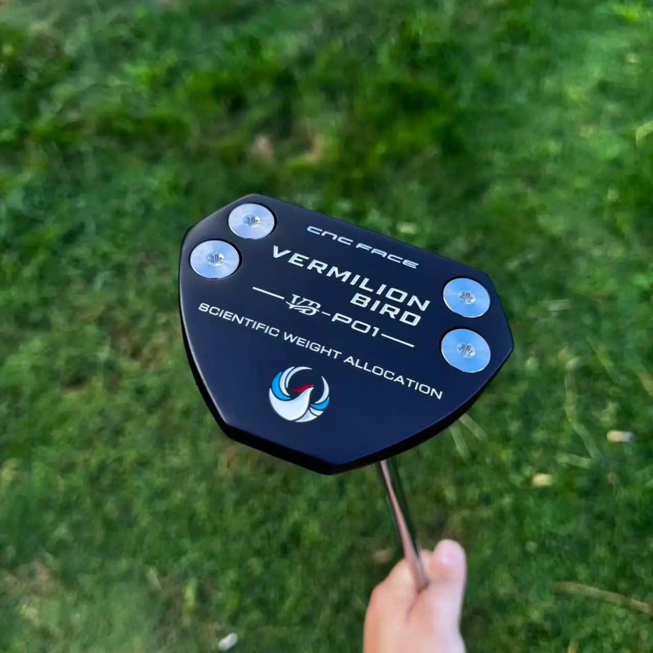 【Sattimento superiore】 Putter da golf Vermilion Bird con impugnatura in PU antiscivolo Testa in lega di zinco per il controllo e la stabilità verdi migliorati