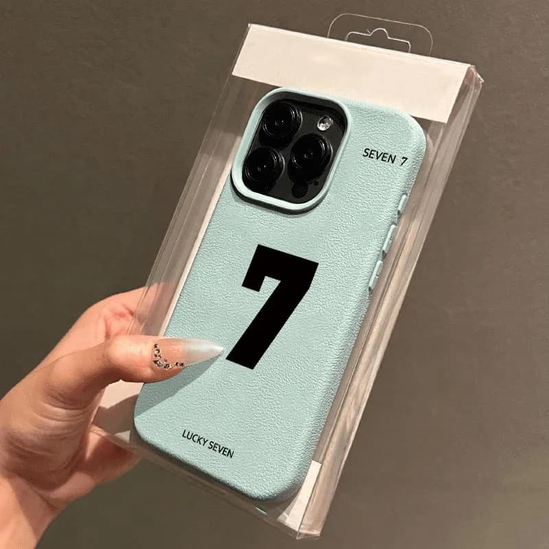 Custodia per telefono Lucky 7 Design per iPhone 17 Pro Max Custodie per iPhone 17 Air 16 Plus 16E 15 14 13 12 11 XS Max XR X Cover morbida antiurto