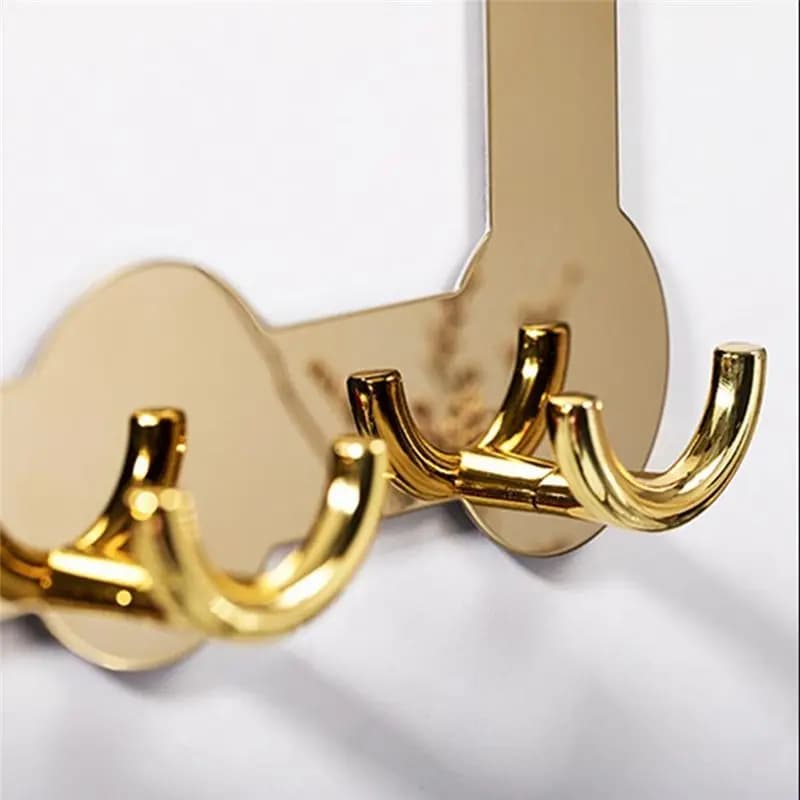 2 Pezzi Ganci da Porta in Acciaio Inossidabile, Ganci Appendiabiti per Cucina, Casa, Hotel, Studio, Cappotti, Cappelli, Vestiti