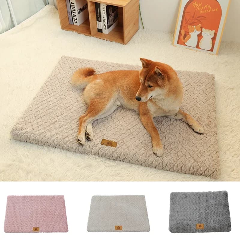 Cuccia per Animali in Memory Foam con Rivestimento in Finta Pelliccia Rimovibile e Lavabile, Letto Ortopedico Impermeabile per Cani, Base Antiscivolo