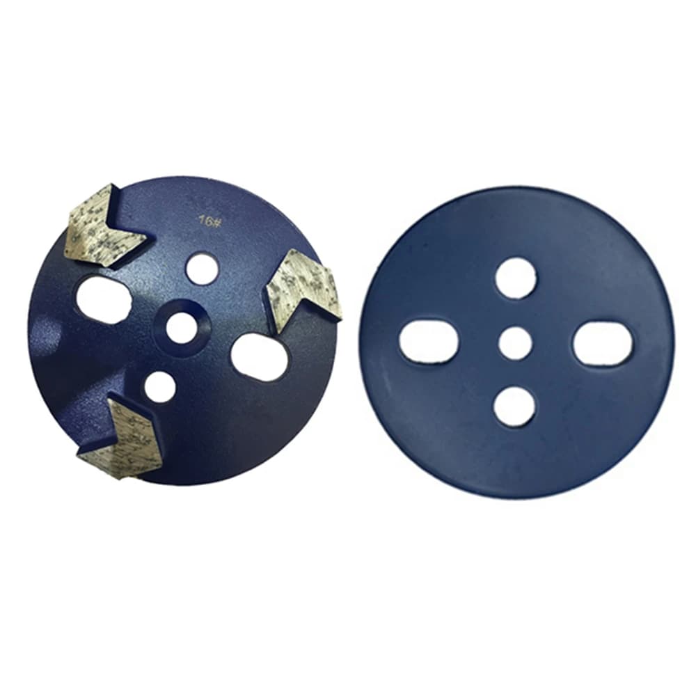 GD09 Disco abrasivo diamantato segmentato con freccia rigida, mola da pavimento a grana grossa per ristrutturazione di cemento e terrazzo, 12 pezzi