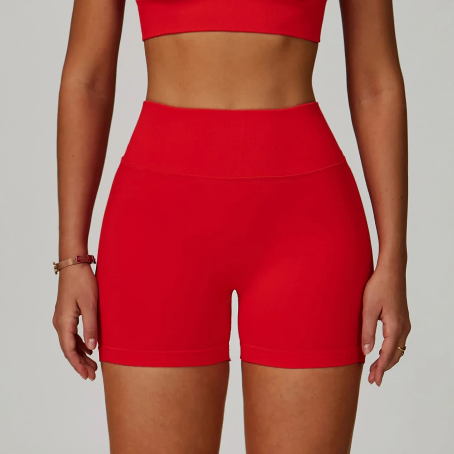 Pantaloncini Sportivi Estivi Senza Cuciture da Donna, Leggings Modellanti, Pantaloncini da Ciclismo Slim Fit, Pantaloncini da Yoga a Vita Alta