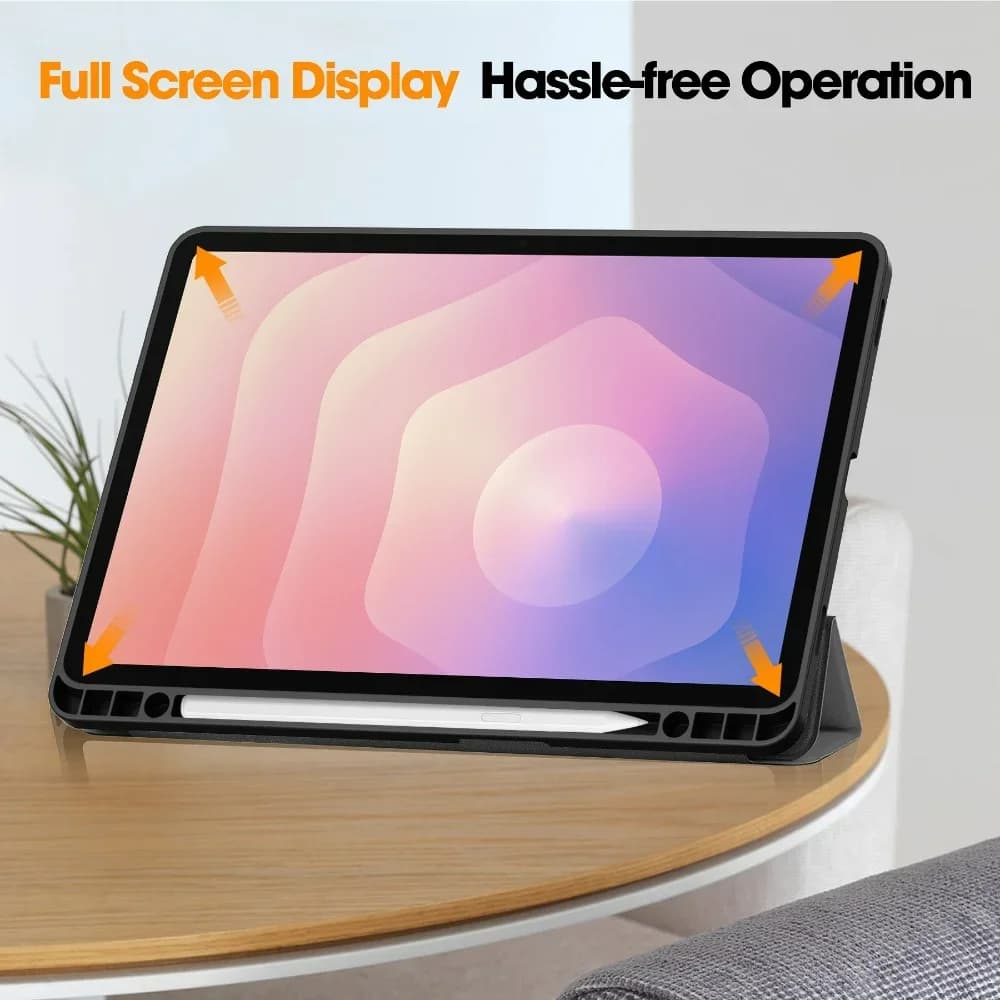 Per Samsung Galaxy Tab S11 11 pollici 2025 con portapenne Cover Funda 5G SM-X730/SM-X736 11 "Tri-Folding Flip Stand Case