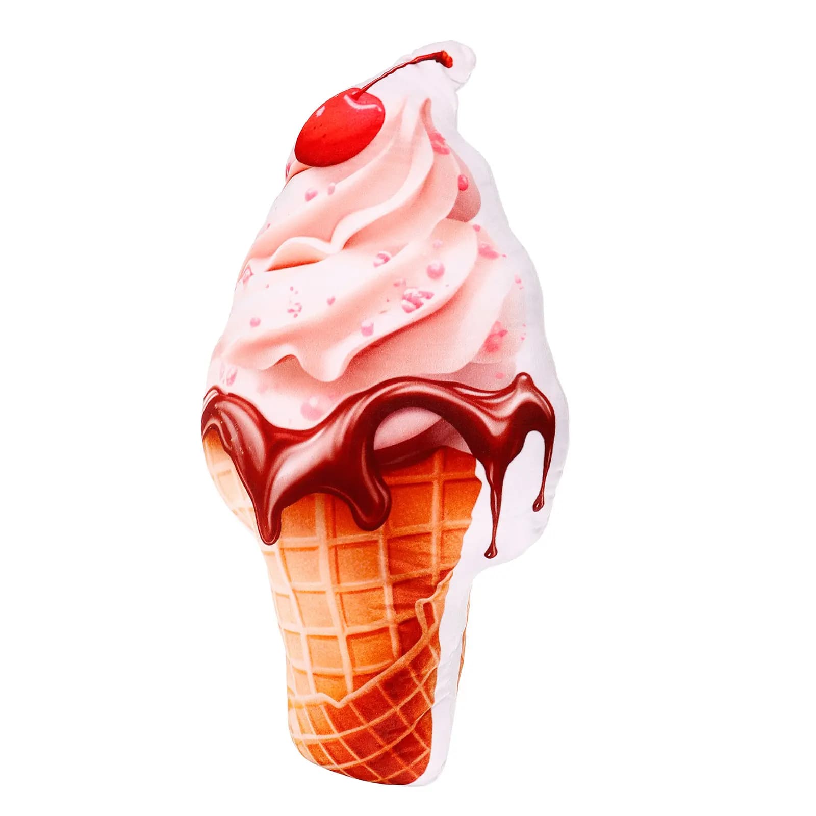 Cuscino Morbido a Forma di Gelato per Divano, Camera da Letto, Auto, Ufficio, Cuscino Decorativo, Comodo Supporto Lombare 3D