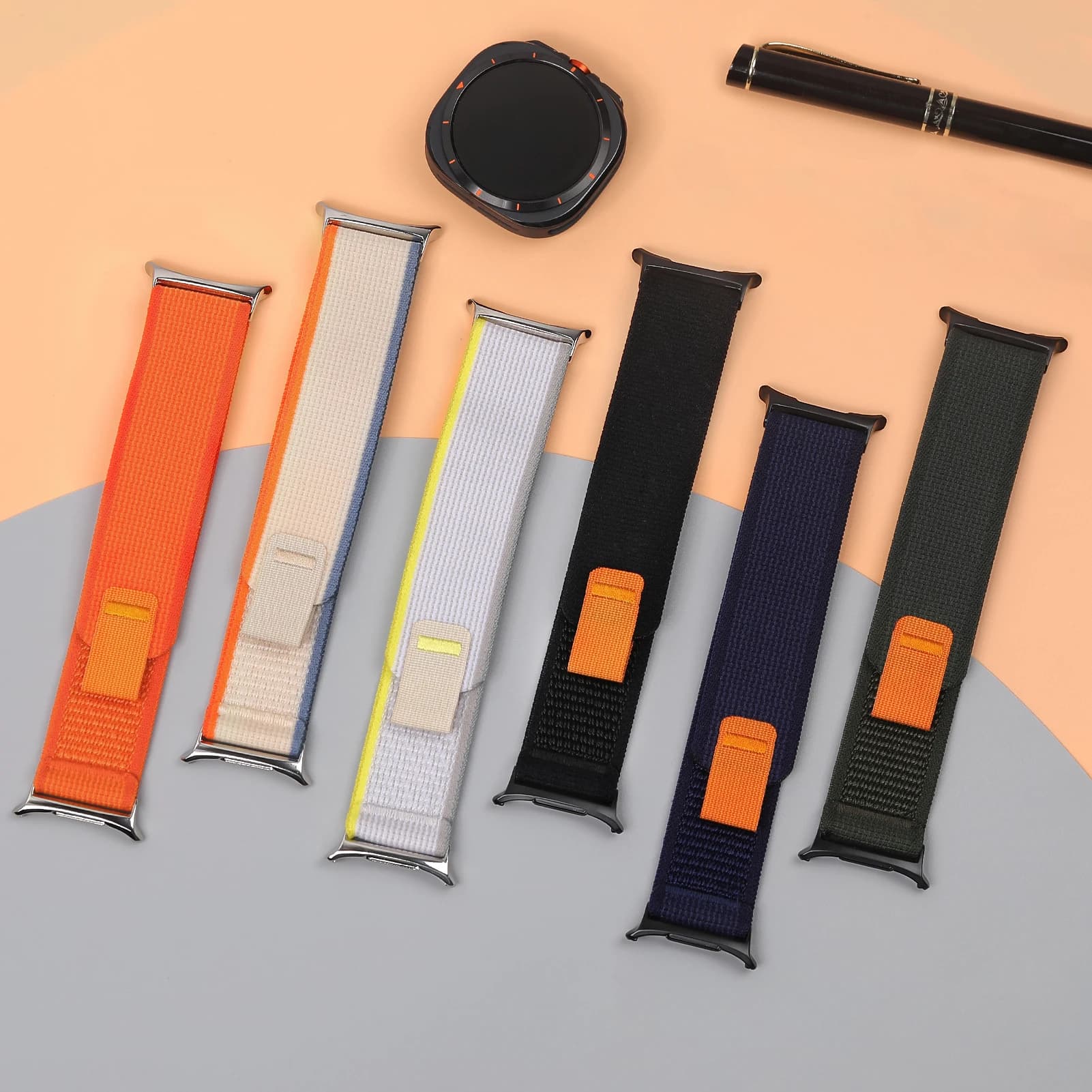 Trail Loop per Samsung Galaxy Watch 7 Ultra 47mm cinturino in nylon elastico correa Galaxy watch ultra 47 mm cinturino accessori