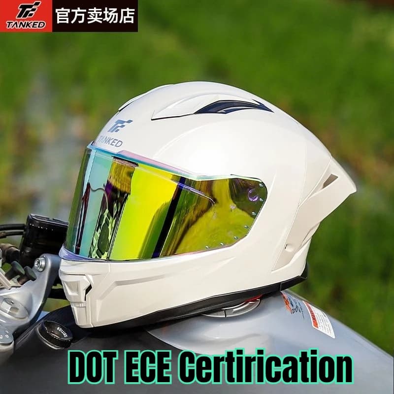 Nuovi Caschi Moto Sportivi TANKED Omologati DOT ECE2206 Cosas Double D Street Capacete Moto per YAMAHA YZF-R3 R1