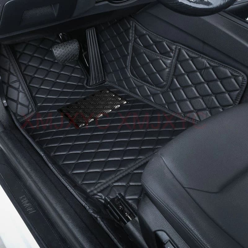 Custom Artificial Leather Car Mats for Tesla Model 3 2019-2023 Model Y 2021-2023 S 2016-2023 Interior Accessories