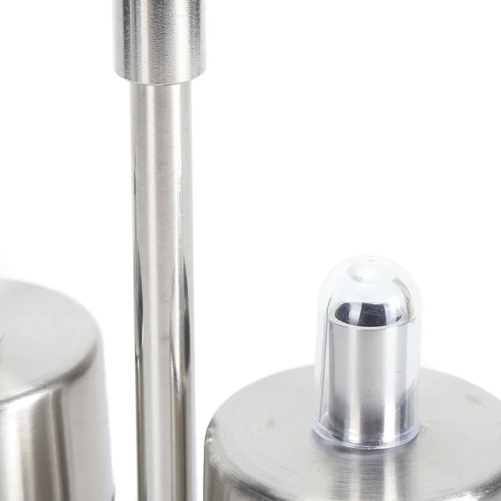 2pcs/3pcs/4pcs 80ml Oil Dispenser Bottle 304 Stainless Steel Base Stand Vinegar Cruet Set Salt Shaker Set Kitchen Organization