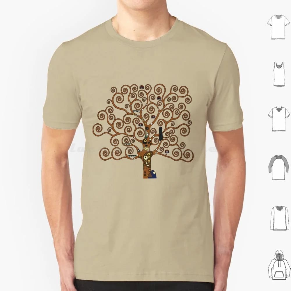 Klimt Tree Of Life Design T Shirt Men Women Kids 6xl Klimt Tree Tree Of Life Tree Pattern Gustav Klimt Symbolism Symbolist