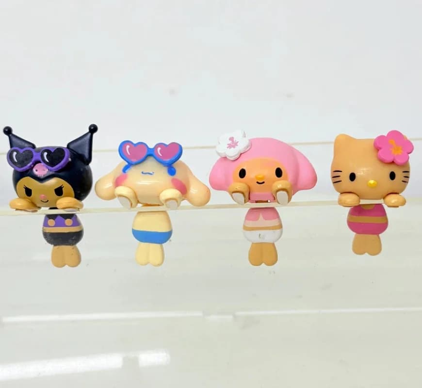 Nuovo Prodotto Disponibile: Ganci per Coppe da Bagno, Secondo Lotti di Blind Box, Decorazioni per Coppe in Pelle Nera con Gatto KT e Cane Cinnamon