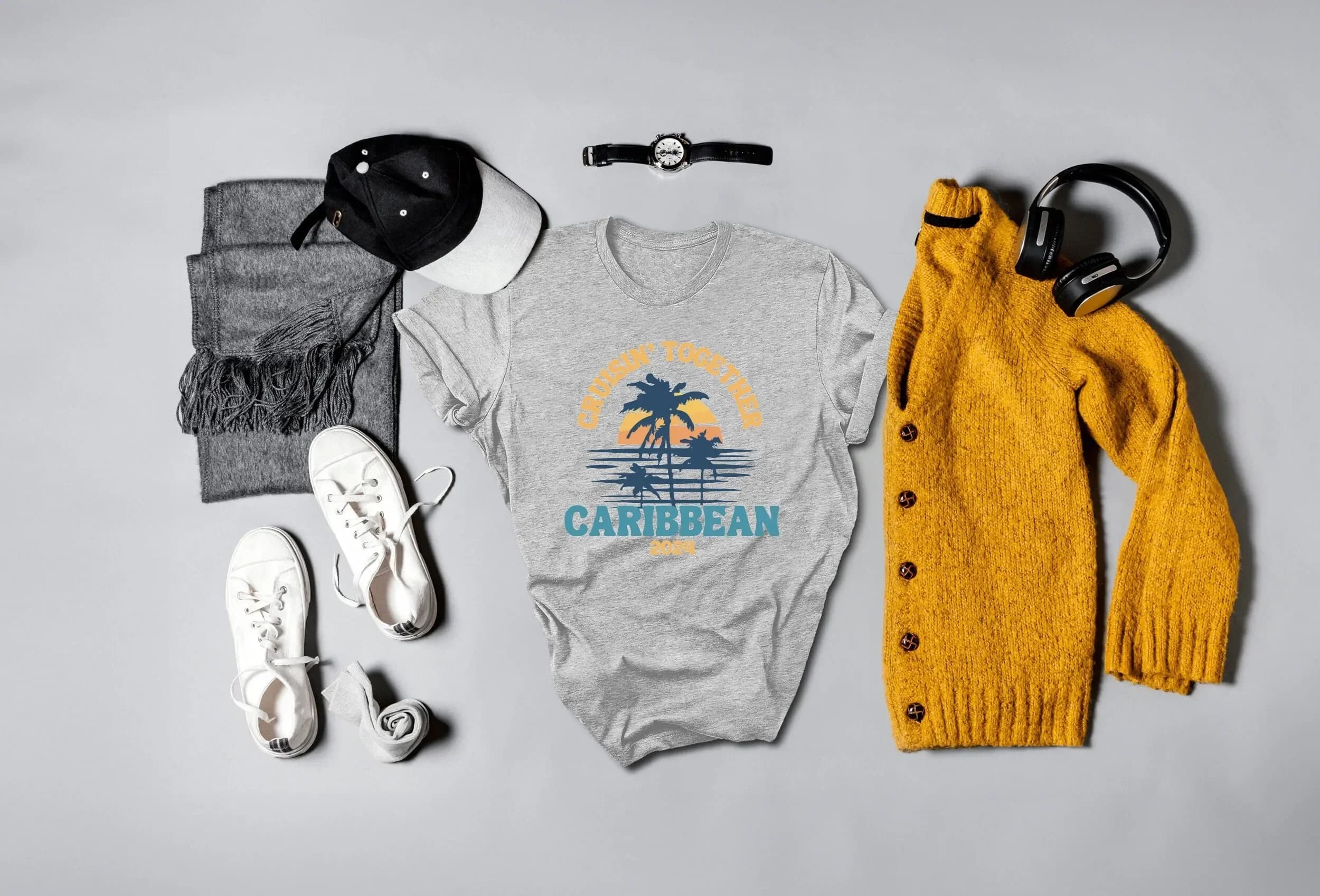 Maglietta personalizzata per crociata in caraibica, regalo per la famiglia, compleanno in spiaggia, Alaska